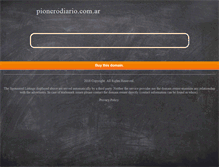 Tablet Screenshot of pionerodiario.com.ar